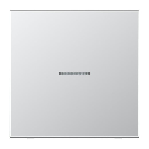 Jung KNX RF Taster 1fach, neutral, Aluminium AlMg1 Naturton, mattgebeizt, Serie LS, Aluminium AL10911STRF