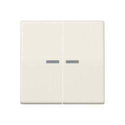 Jung KNX RF Taster 2fach, Duroplast, Serie AS, weiß...