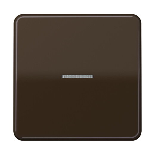 Jung KNX RF Taster 1fach, Duroplast, Serie CD, braun CD10911STRFBR