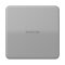 Jung KNX RF Taster 1fach, Duroplast, Serie CD, grau CD10911STRFGR