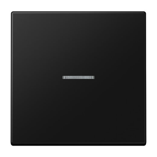 Jung KNX RF Taster 1fach, Duroplast lackiert, Serie LS, graphitschwarz matt LS10911STRFSWM