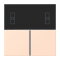 Jung Tastensatz 3fach, F40 Raumcontroller, Serie LS, rose pâle LC4093TSA228