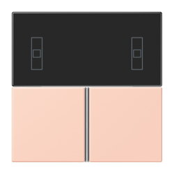 Jung Tastensatz 3fach, F40 Raumcontroller, Serie LS,...