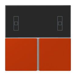 Jung Tastensatz 3fach, F40 Raumcontroller, Serie LS,...