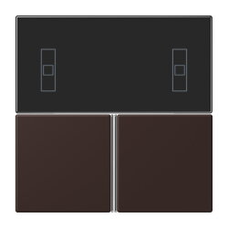 Jung Tastensatz 3fach, F40 Raumcontroller, Serie LS,...