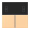 Jung Tastensatz 3fach, F40 Raumcontroller, Serie LS, terre sienne claire 59 LC4093TSA258