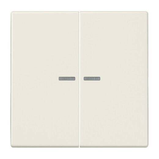 Jung HOME Taster 2fach, Duroplast, Serie LS, weiß BTLS17102