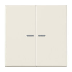 Jung HOME Taster 2fach, Duroplast, Serie LS, weiß...