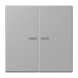 Jung HOME Taster 2fach, Serie LS, gris moyen BTLC17102204