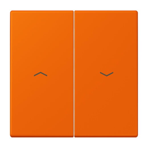 Jung Wippe 2fach, mit Pfeilsymbolen, Serie LS, orange LC995P224