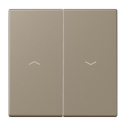 Jung Wippe 2fach, mit Pfeilsymbolen, Serie LS, ombre...