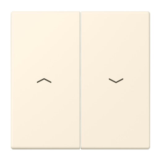 Jung Wippe 2fach, mit Pfeilsymbolen, Serie LS, blanc ivoire LC995P245