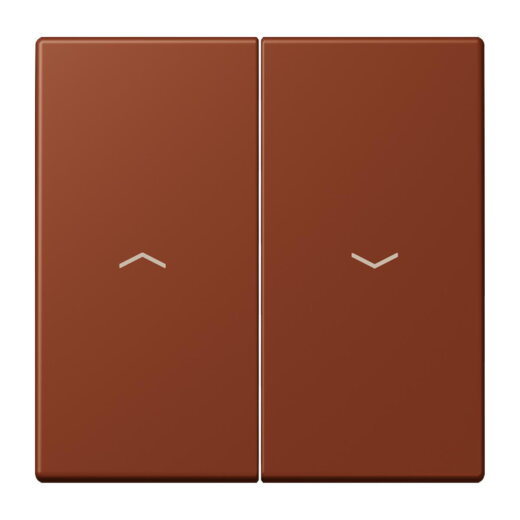 Jung Wippe 2fach, mit Pfeilsymbolen, Serie LS, terre sienne br?lée 59 LC995P247