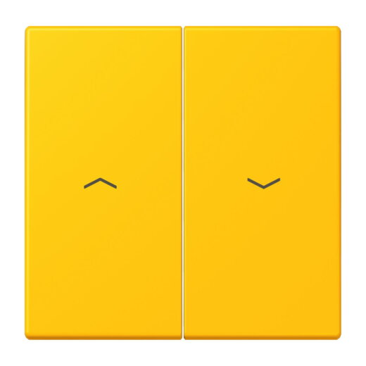 Jung Wippe 2fach, mit Pfeilsymbolen, Serie LS, le jaune vif LC995P263