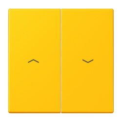 Jung Wippe 2fach, mit Pfeilsymbolen, Serie LS, le jaune...