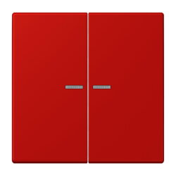 Jung HOME Taster 2fach, Serie LS, rouge vermillon 31...