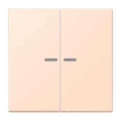 Jung HOME Taster 2fach, Serie LS, rose pâle...