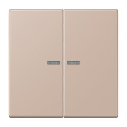 Jung HOME Taster 2fach, Serie LS, ombre br?lée...