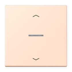 Jung HOME Taster 1fach, mit Pfeilsymbolen, Serie LS, rose...