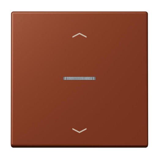 Jung HOME Taster 1fach, mit Pfeilsymbolen, Serie LS, terre sienne br?lée 59 BTLC17101P247