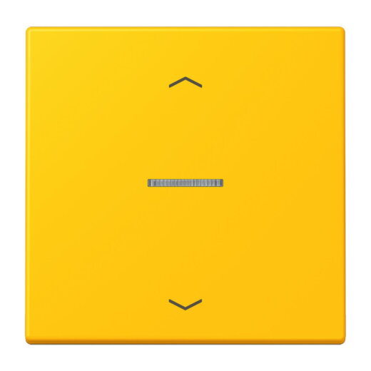 Jung HOME Taster 1fach, mit Pfeilsymbolen, Serie LS, le jaune vif BTLC17101P263