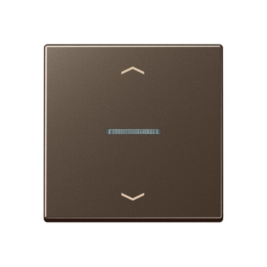 Jung HOME Taster 1fach, mit Pfeilsymbolen, Serie A, mokka BTA17101PMO