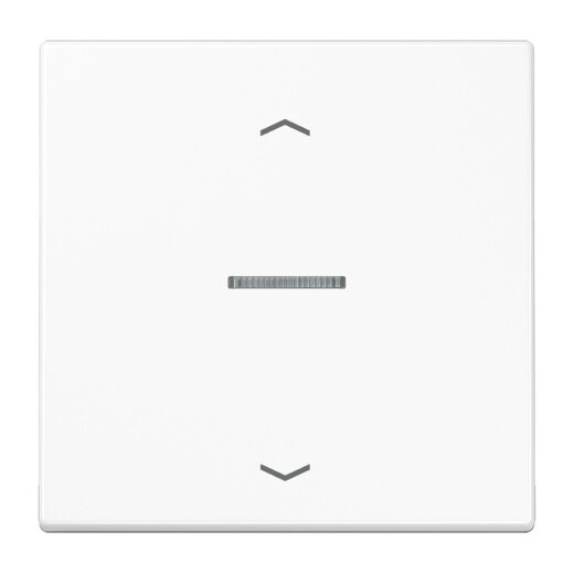 Jung HOME Taster 1fach, mit Pfeilsymbolen, Duroplast, Serie LS, alpinweiß BTLS17101PWW