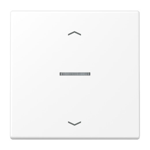 Jung HOME Taster 1fach, mit Pfeilsymbolen, Serie LS, schneeweiß matt BTLS17101PWWM