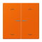 Jung HOME Taster 2fach, mit Pfeilsymbolen, Serie LS, orange BTLC17102P224