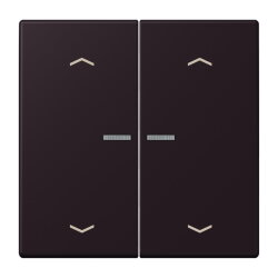 Jung HOME Taster 2fach, mit Pfeilsymbolen, Serie LS, noir...