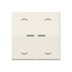 Jung HOME Taster 2fach, mit Pfeilsymbolen, Duroplast,...