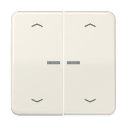 Jung HOME Taster 2fach, mit Pfeilsymbolen, Duroplast,...