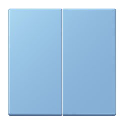 Jung Wippe 2fach, Serie LS, bleu céruléen...