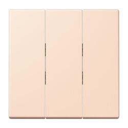 Jung Wippe 3fach, Thermoplast lackiert, Serie LS, rose...