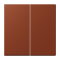 Jung LB-Management Taster 2fach, Duroplast lackiert, Serie LS, terre sienne br?lée 59 LC1702247