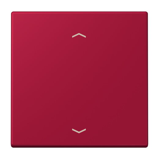 Jung Wippe 1fach, mit Pfeilsymbolen, Serie LS, rouge carmin LC990P229