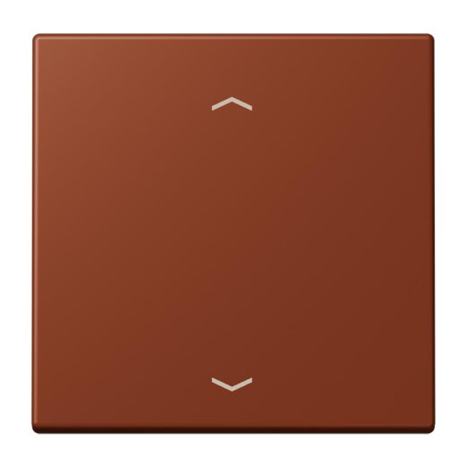 Jung Wippe 1fach, mit Pfeilsymbolen, Serie LS, terre sienne br?lée 59 LC990P247