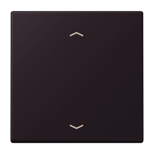 Jung Wippe 1fach, mit Pfeilsymbolen, Serie LS, noir divoire LC990P248