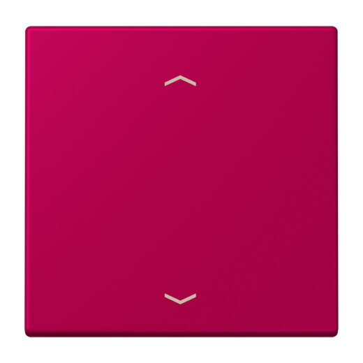 Jung LB-Management Taster 1fach, mit Pfeilsymbolen, Duroplast lackiert, Serie LS, rouge rubia LC1700P230