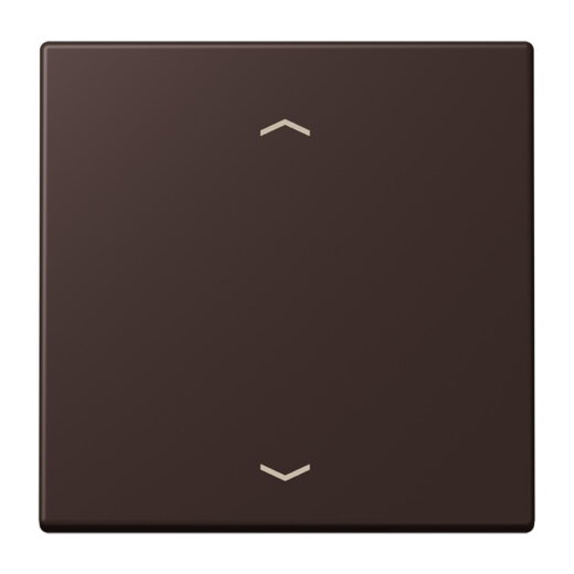 Jung LB-Management Taster 1fach, mit Pfeilsymbolen, Duroplast lackiert, Serie LS, terre d?ombre br?lée 59 LC1700P252
