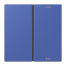 Jung Taste 1fach, mit Pfeilsymbolen, F40, Serie LS, bleu...