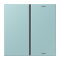 Jung Taste 1fach, mit Pfeilsymbolen, F40, Serie LS, céruléen clair LC401TSAP214