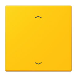 Jung Wippe 1fach, mit Pfeilsymbolen, Serie LS, le jaune...