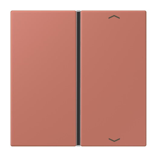 Jung Taste 1fach, mit Pfeilsymbolen, F40, Serie LS, terre sienne brique LC401TSAP236