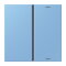 Jung Taste 1fach, mit Pfeilsymbolen, F40, Serie LS, bleu céruléen 59 LC401TSAP256