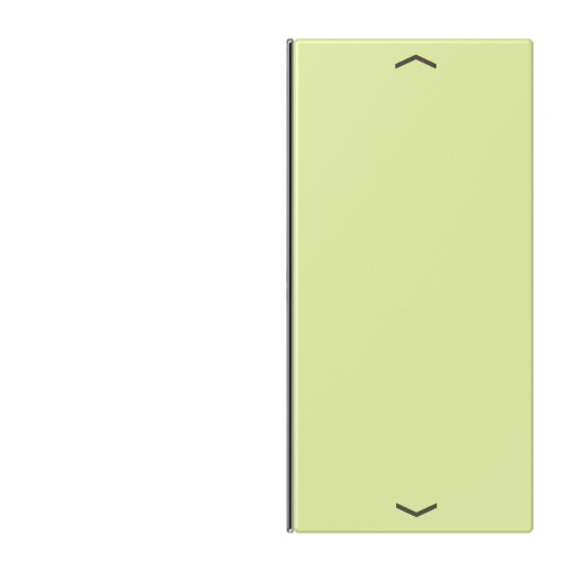 Jung Taste 2fach, mit Pfeilsymbolen, F40, Serie LS, vert jaune clair LC402TSAP222