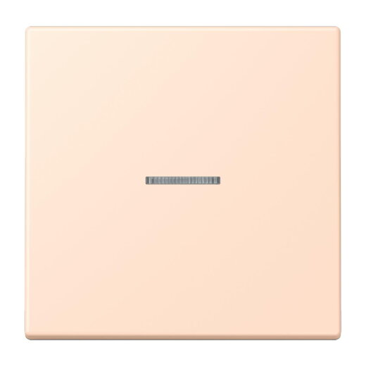 Jung Wippe 1fach mit Lichtleiter, Serie LS, rose pâle LC990KO5228