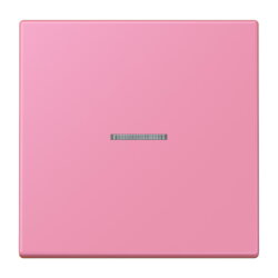 Jung Wippe 1fach mit Lichtleiter, Serie LS, rose vif...