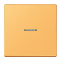 Jung Wippe 1fach mit Lichtleiter, Serie LS, ocre jaune...