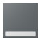 Jung Wippe 1fach, mit Schriftfeld, Serie LS, gris foncé 31 LC990NA202